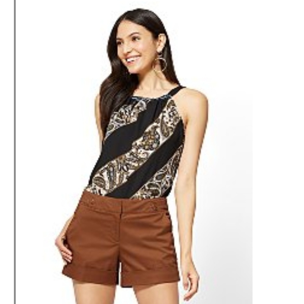 🌼 NY&Co Paisley Tank 🌼 XS